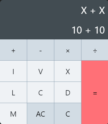 Calculadora Romana